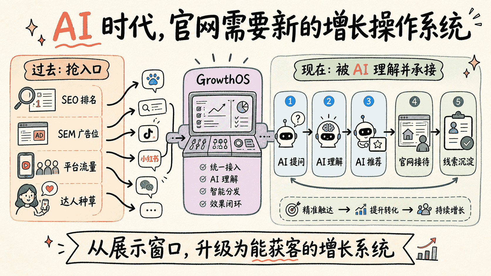 AI 时代官网从抢入口升级为被 AI 理解并承接增长