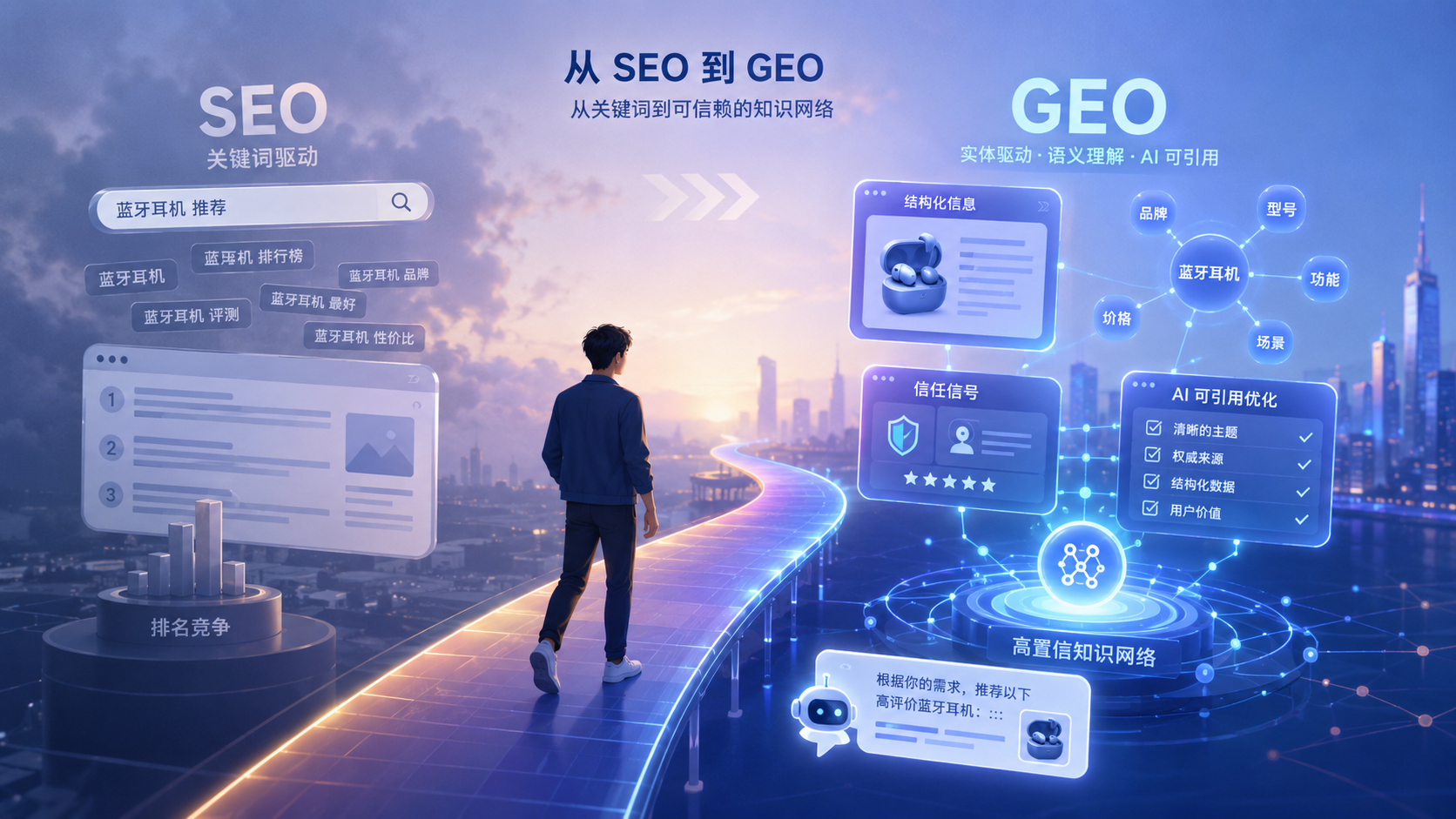 从 SEO 到 GEO 的网站增长变化